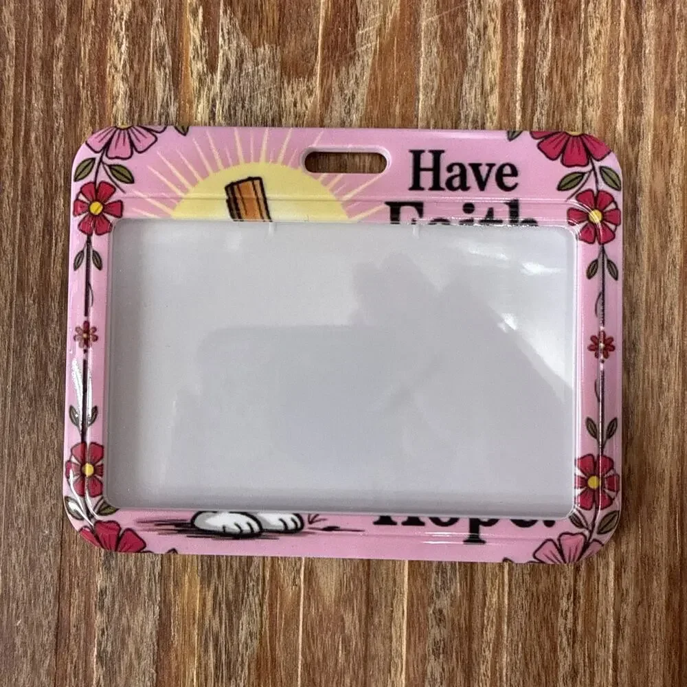 Have Faith - Snoopy Badge ID Holder